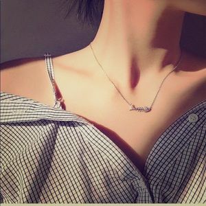 Brand new cute fishbone necklace
